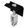 Aluminium rail eindklem