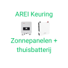 Arei keuring zonnepanelen en thuisbatterij